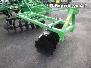 Борона дисковая на минитрактор 1,30 м.